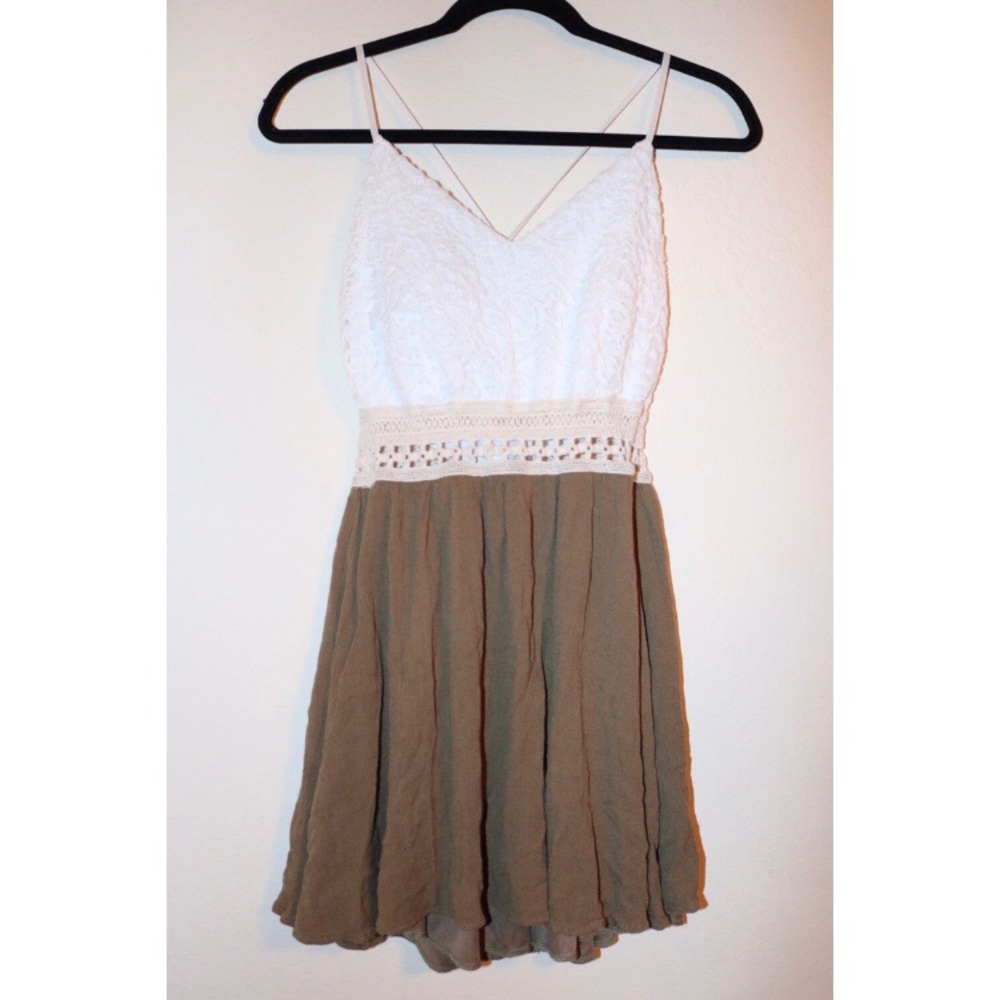 Lace Crotchet Design Dress